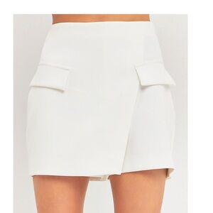 Women's Front Wrap Mini Skort